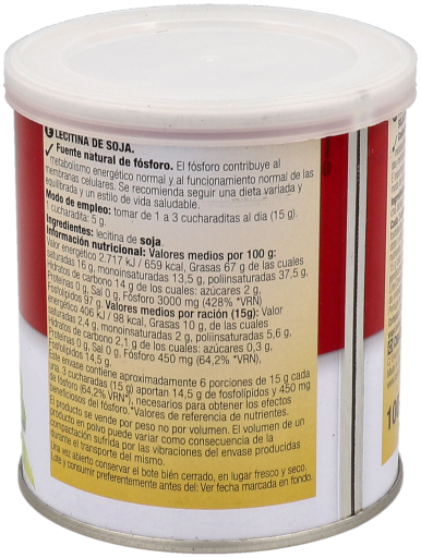 Suplement diety z lecytyną sojową w słoiku