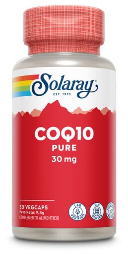 Solaray Czysty koenzym CoQ-10 30 mg 30 kapsułek roślinnych