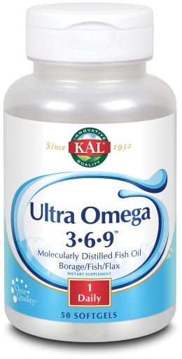 Solaray Ultra Omega 3 6 9 Perły 50 Jednostek