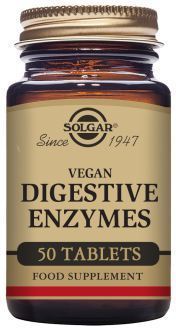 Tabletki do żucia z enzymami trawiennymi Vegan