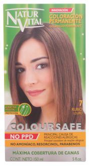 Naturaleza y Vida Permanent Hair Color 7 Golden 150 ml