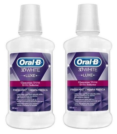 Płyn do płukania ust 3D White Luxe Seductive Gloss 2x500 ml
