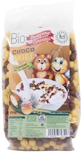 Dziecięce Kulki Zbożowe Czekoladowo-Miodowe Bio 250 gr