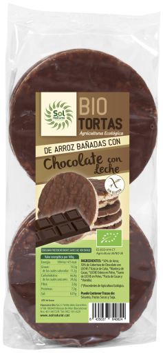 Sol Natural Organiczne Tortie z Czekoladą Mleczną 6 sztuk 100 gr
