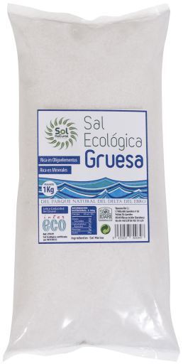 Gruba ekologiczna sól Delta del Ebro 1 kg
