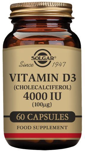 Witamina D3 IU 100 mcg Kapsułki roślinne