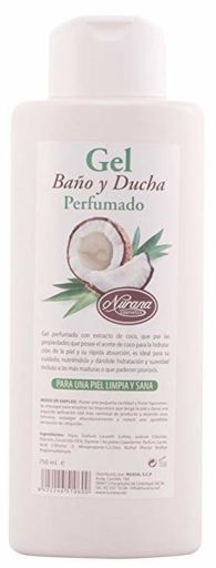 Nurana Żel do kąpieli i pod prysznic o zapachu kokosa 750 ml
