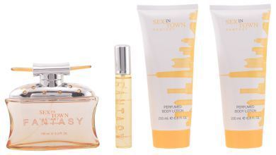 Sex In Town Fantasy Perfume Eau 100Ml Vapo. + Mleczko do ciała 200 ml + żel 200 ml + woda perfumowan