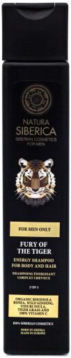 Tylko dla mężczyzn 2 w 1 Tiger&#39;s Fury Szampon energetyzujący 250 ml