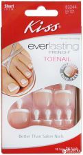 Kiss Everlasting French Toe Nails Kit - Pink Feet Nails