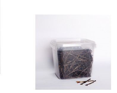 Niewidoczna szpilka do włos&oacute;w, czarna 55 mm