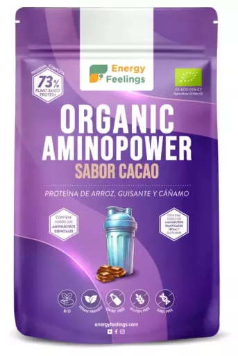 Energy Feelings Organic Amino Power Chocolate Eco 500 gr Opakowanie XL