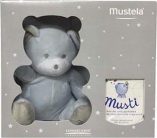 Musti Eau de Soin 50 ml Bezalkoholowy + niebiesko-r&oacute;żowy miś