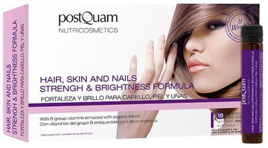 Formuła do włos&oacute;w, sk&oacute;ry i paznokci o sile i jędrności 10 x 25 ml