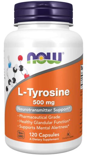 L-tyrozyna 500 mg 120 kapsułek