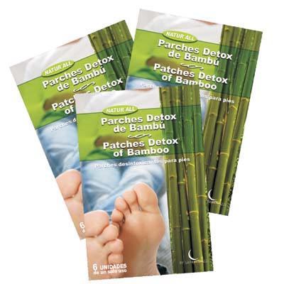 Pudełko 6 plastry Bamboo Detox 4 gr