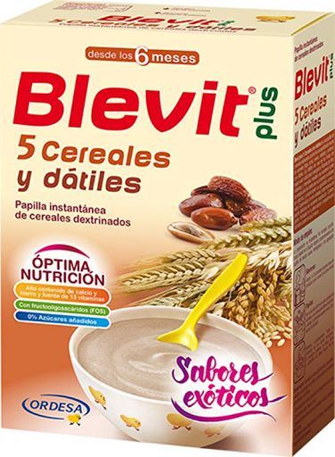 Papilla 5 Cereals and Dates Plus 300 gr