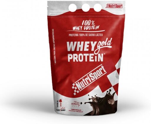 Nutrisport Proszek czekoladowy z białkiem serwatkowym Whey Gold