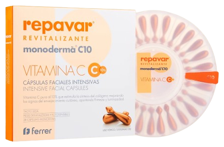 Repavar Monoderm&agrave; C10 Intensive Facial Capsules 28 jednostek