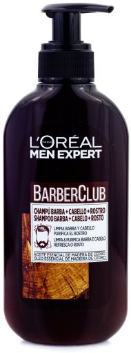 BarberClub 3w1 Szampon do Brody, Włos&oacute;w i Twarzy 200 ml