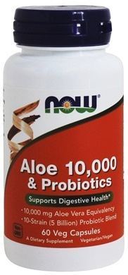 Aloes 10 000 i probiotyki 60 kapsułek