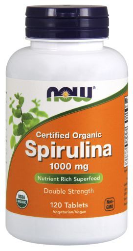 Spirulina Certified Organic 1000 mg 120 tabletek