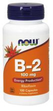Witamina B-2 Ryboflawina 100 mg 100 kapsułek Witamina B-2 Ryboflawina 100 mg 100 kapsułek