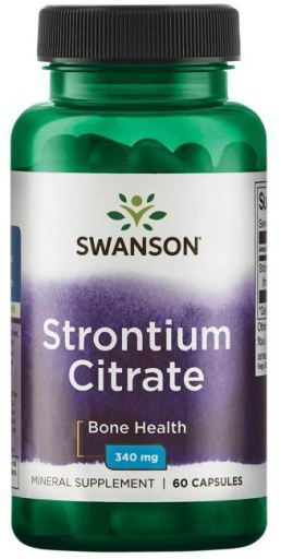 Cytrynian strontu 340 mg 60 Kapsułek