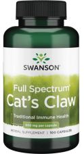 Cat'S Claw 500 mg 100 kapsułek