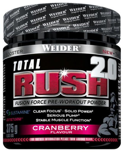 Weider Total Rush 2.0 Jagoda 375 gr