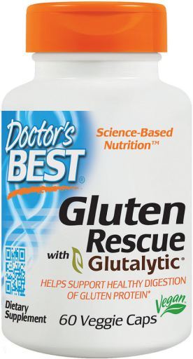 Gluten Rescue z Glutalytic 60 Veggie Capsules
