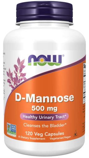 D-mannoza 500 mg 120 kapsułek