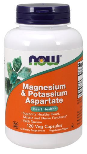Magnez Potas Aspartat 120 Kapsułek Warzywnych