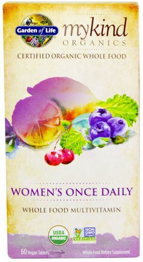 Mykind Organics Women&#39;s Once Daily 60 tabletek wegańskich
