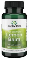 Balsam cytrynowy o pełnym spektrum 500 mg 60 kapsułek