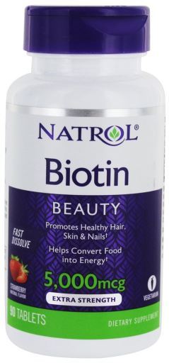 Biotin Fast Dissolve 5000 mcg 90 tabletek