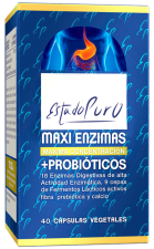 Maxi Enzymes + Probiotyki Pure State 40 kapsułek roślinnych
