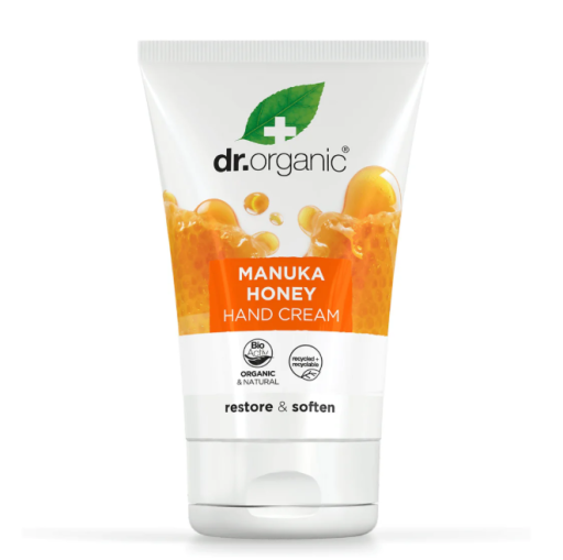 Dr. Organic Krem do rąk i paznokci z miodem manuka 125 ml