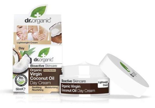 Organiczny krem na dzień z olejem kokosowym 50 ml
