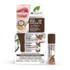 Organiczny balsam do ust z pierwszego tłoczenia oleju kokosowego 5,7 ml Organiczny balsam do ust z pierwszego tłoczenia oleju kokosowego 5,7 ml