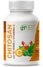 Chitozan z zieloną herbatą i witaminą C 600 mg 100 kapsułek