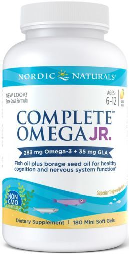 Uzupełnij Omega Junior Lemon 283 mg 180 kapsułek