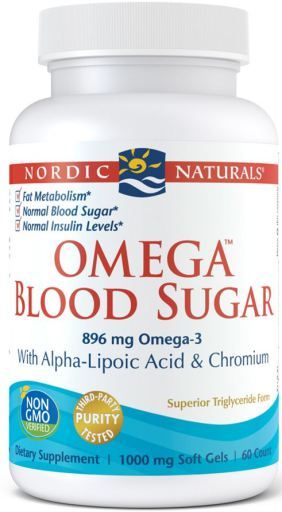 Omega Blood Sugar 896 mg 60 Kapsułek
