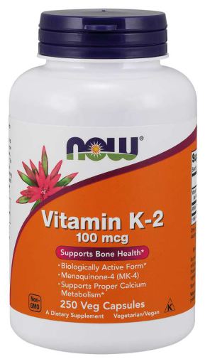 Witamina K-2 100 mcg 250 kapsułek warzywnych