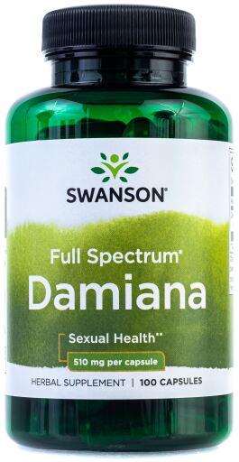 Damiana 510 mg 100 kapsułek