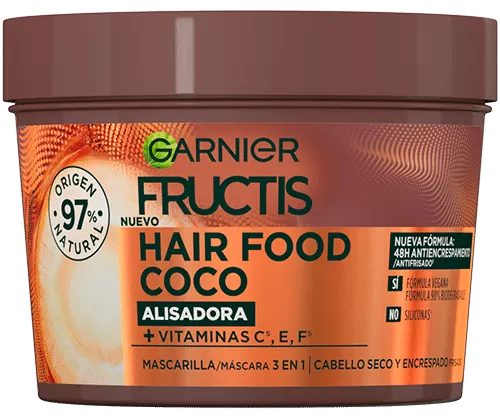 Fructis Hair Food 3 w 1 Wygładzająca Maska Kokosowa 400 ml