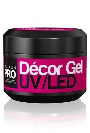 Dekoracyjny żel Decor Uv / Led 04 Rouge Noir 5 gr