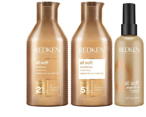 All Soft Champ&uacute; 300 ml + Acondicionador 250 ml + Argan-6 90 ml