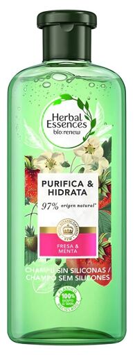 Szampon z białej truskawki i słodkiej mięty 400 ml