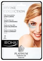 Platynowe plastry na oczy, dodatkowe świecące 2 sztuki